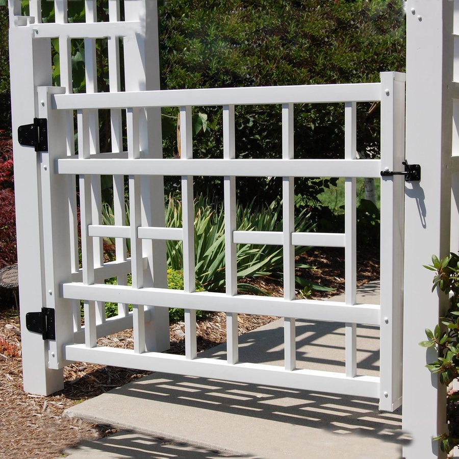 DuraTrel White PVC Windford Gate at