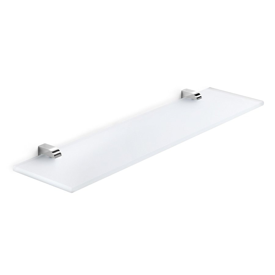 Ws Bath Collections Muci Frosted Polished Chrome Gl Bathroom Ws Bath Collections Muci Frosted Polished Chrome Gl Bathroom Shelf