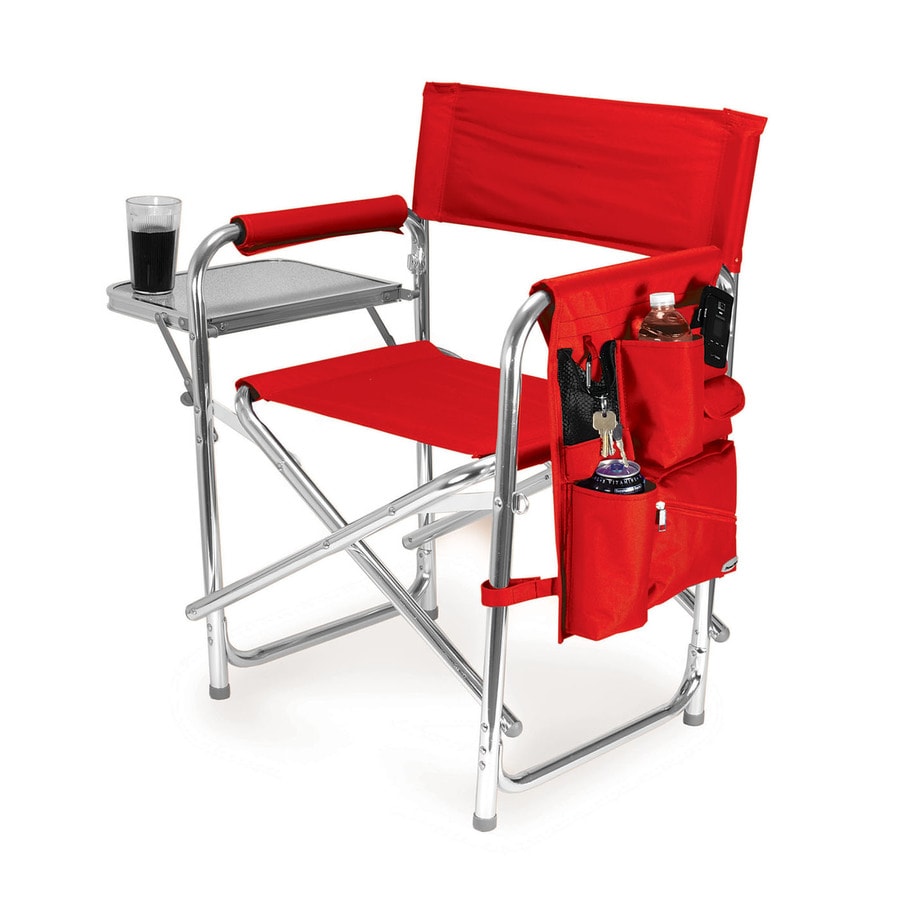 Shop Picnic Time Red Aluminum Folding Camping Chair At Lowescom