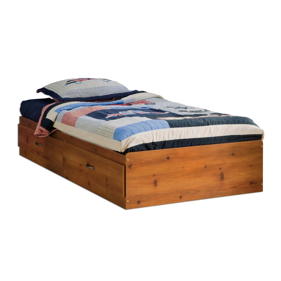 South S Furniture Logik Sunny Pine Twin Platform Bed With South S Furniture Logik Sunny Pine Twin Platform Bed With Storage