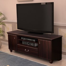 Television Stands At Lowes South S Furniture Le Dark Mahogany Tv Cabinet