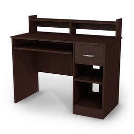Desks At Lowes South S Furniture A Contemporary Chocolate Computer Desk