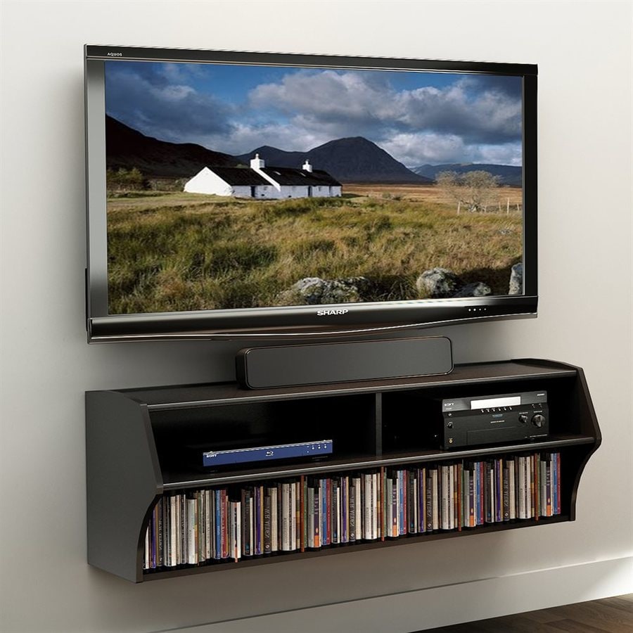 tv stands in wall
