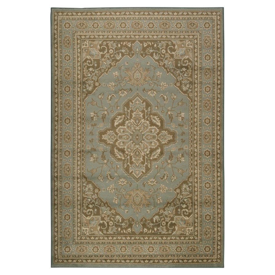 Surya Paramount Aqua Indoor Oriental Area Rug Common 8 X 11 Surya Paramount Aqua Indoor Oriental Area Rug Common 8 X 11 Actual