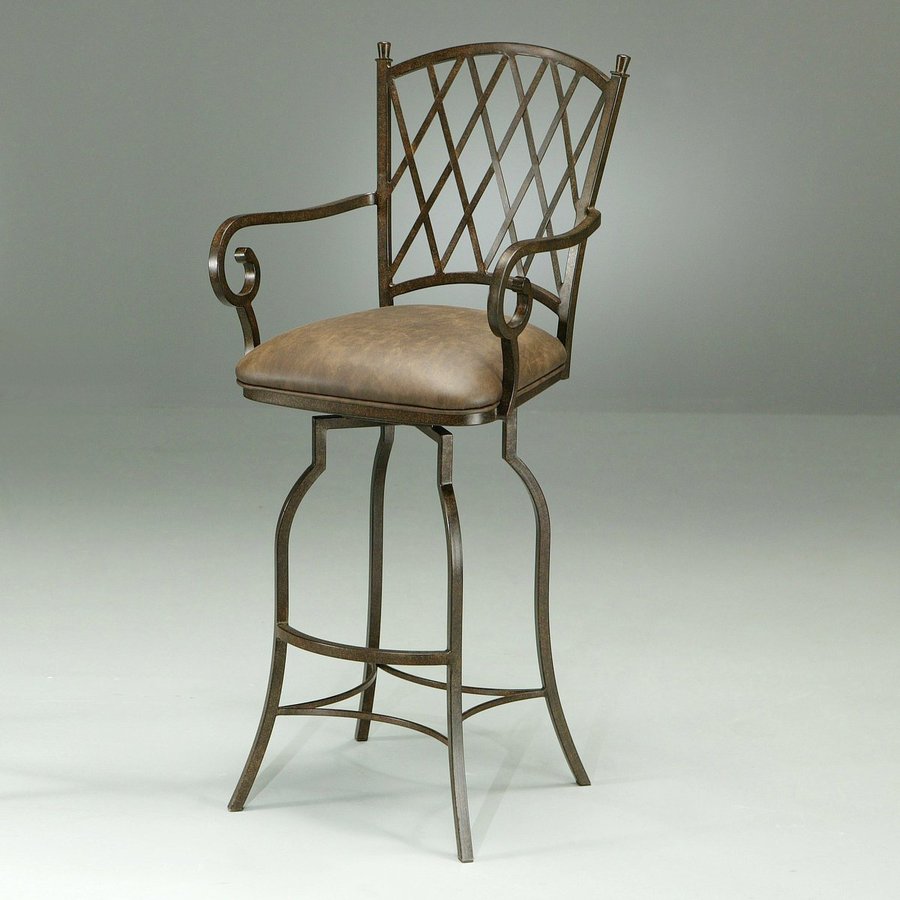 Pastel Furniture Atrium Industrial Florentine Coffee Counter Stool in