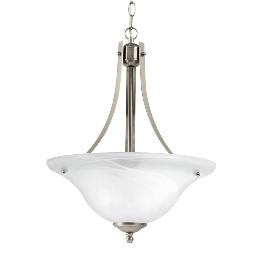 Sea Gull Lighting Windgate 15 75 In Brushed Nickel Single Sea Gull Lighting Windgate 15 75 In Brushed Nickel Single Alabaster Glass Bowl Pendant