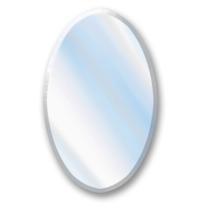 American Pride 21 25 In X 31 25 In Oval Recessed Mirrored Plastic