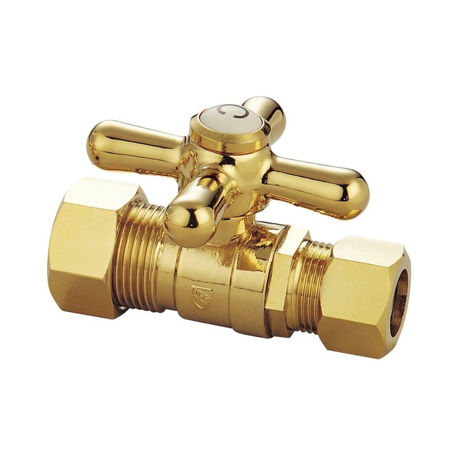 Elements Of Design Brass Compression Straight Valve At