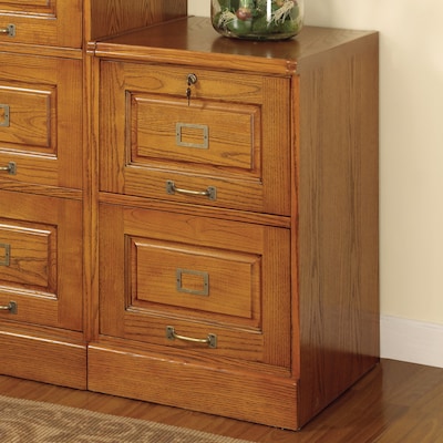 Coaster Fine Furniture Oak 2 Drawer File Cabinet At Lowes Com