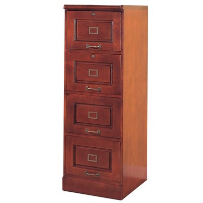 Coaster Fine Furniture Cherry 4 Drawer File Cabinet At Lowes Com