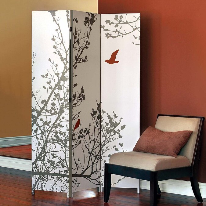 Net Designs Bota Bird 3 Panel Taupe Red Cotton Folding Indoor Privacy Screen In The Room Dividers Department At Com - Privacy Wall Indoor Net Designs Bota Bird 3 Panel Taupe Red Cotton Folding Indoor Privacy Screen In The Room Dividers Department At Com - Privacy Wall Indoor
