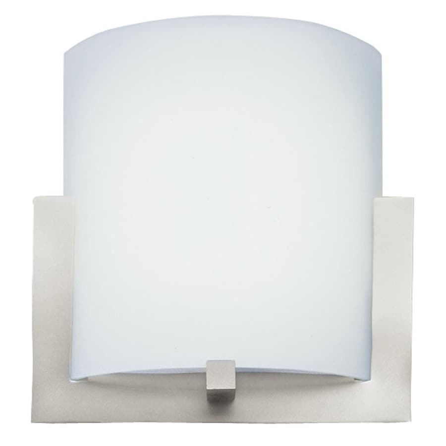 Shop Philips 12-in W 1-Light Satin nickel Pocket Wall Sconce at Lowes.com