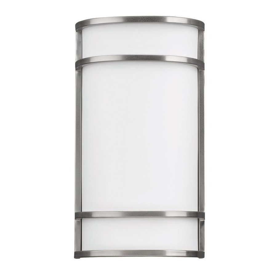Philips Palette 8-in W 1-Light Satin nickel Pocket Wall Sconce in the ...