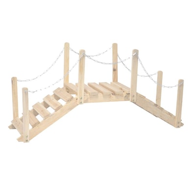 Shine Company 3 333 Ft Natural Cedar Garden Bridge At Lowes Shine Company 3 333 Ft Natural Cedar Garden Bridge At Lowes