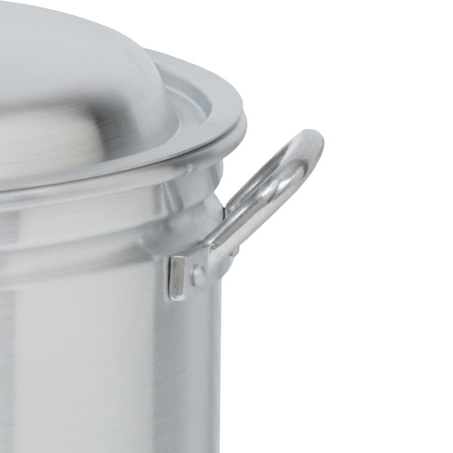 42 Qt. Aluminum Stockpot with Strainer Basket and Lid