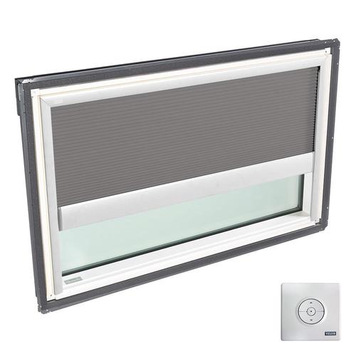 VELUX 41.4-in x 24.1-in Solar Skylight Room Darkening Blind for FS S01 ...