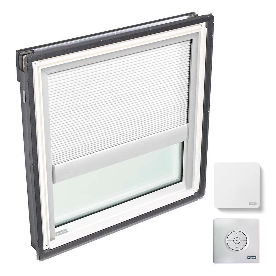 VELUX 22.5-in x 22.94-in Fixed Deck Mount Skylight with Laminated Low-e Argon Glass