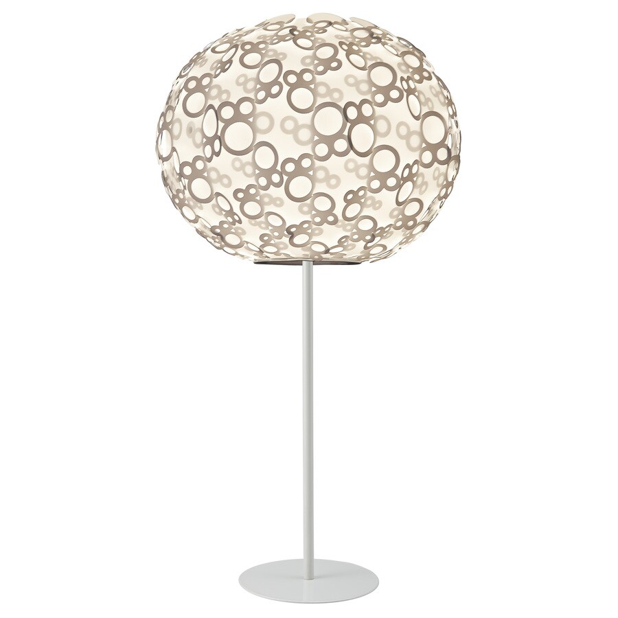 Style Selections 28 3 In White Standard Table Lamp With