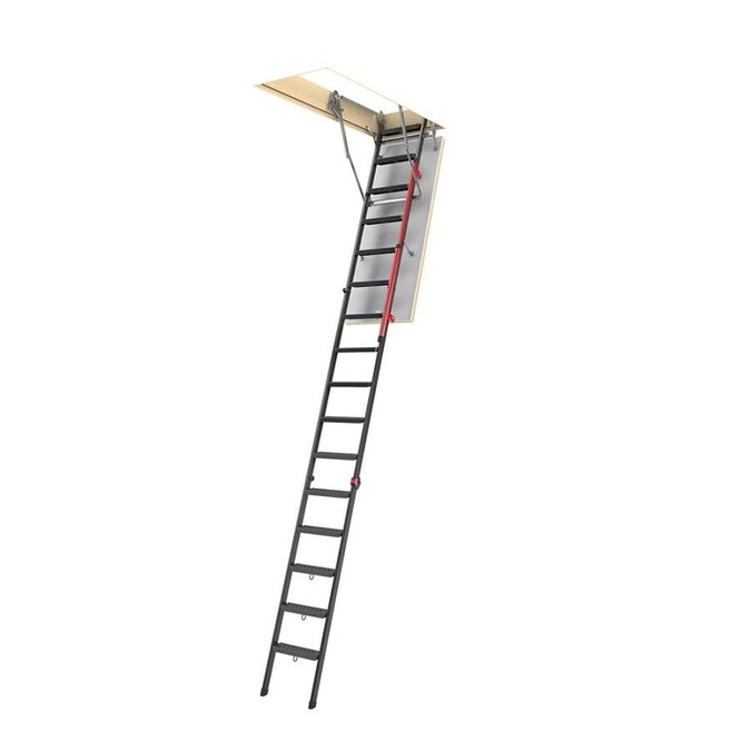 FAKRO LMP 22.5x56.5 Steel Attic Ladder 9.83ft to 12ft. (Rough Opening 22.5in x 56.5in