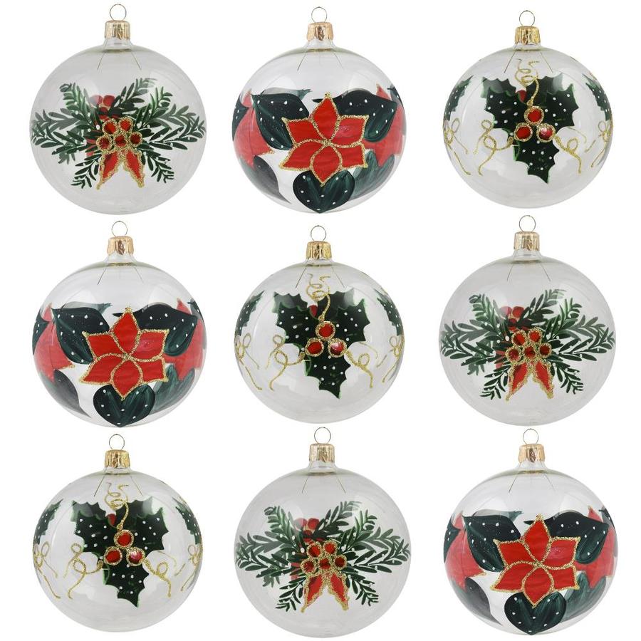 VITBIS 9-Pack Clear Assorted Ornament Set in the Christmas Ornaments ...