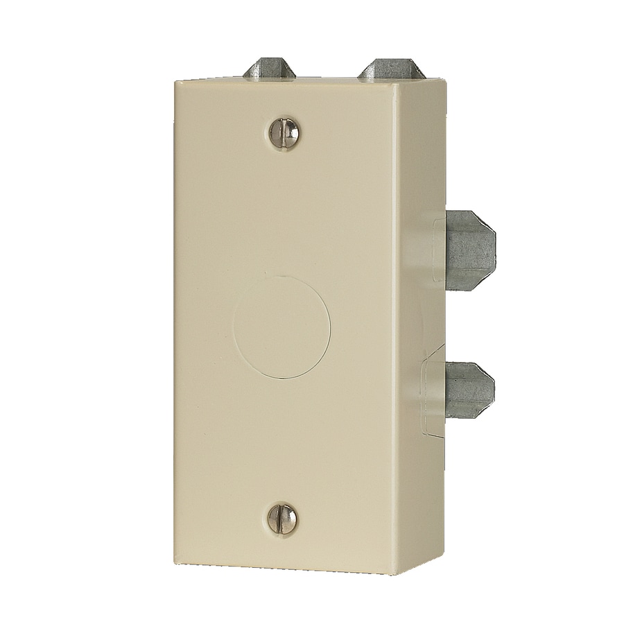 MonoSystems 1Piece Ivory Raceway Electrical Box at