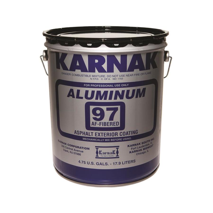 KARNAK 97 Fibered Aluminum 5-Gallon Aluminum Reflective Roof Coating (3 ...