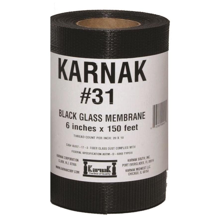 KARNAK 31 Fiberglass Membrane 6in x 150in Coated glass Roof Fabric in