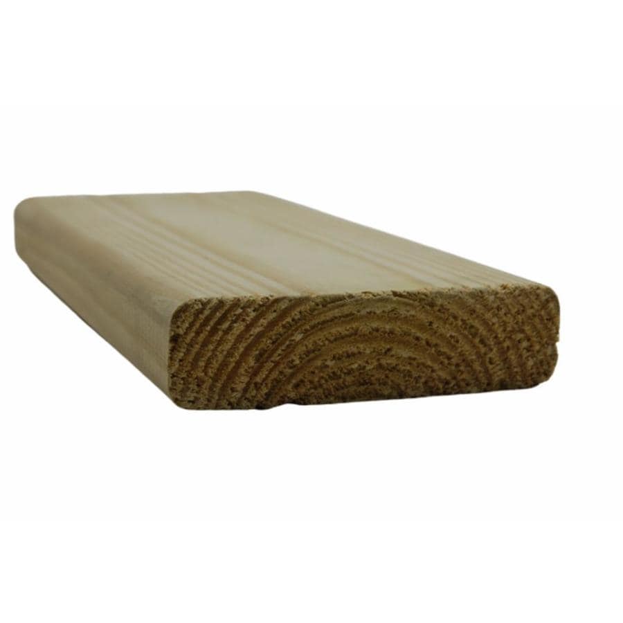 Radius edge Pressure Treated Lumber at Lowes.com