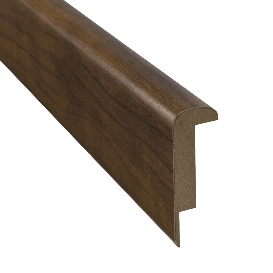 Pergo 2.37in x 78.74in Walnut Stair Nose Floor Moulding at