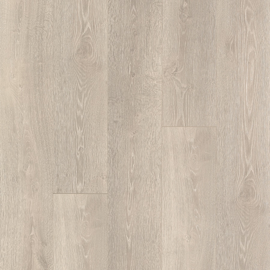 Pergo TimberCraft Salt Mill Oak 7.48-in W x 4.52-ft L Embossed Wood Plank Laminate Flooring at ...