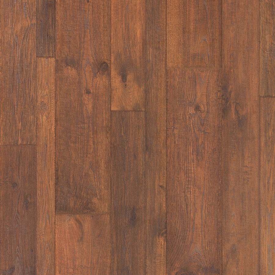 Timbercraft Wetprotect Waterproof Hillcrest Hickory 7 48 In W X 3 93 Ft L Handscraped Wood Plank Laminate Flooring