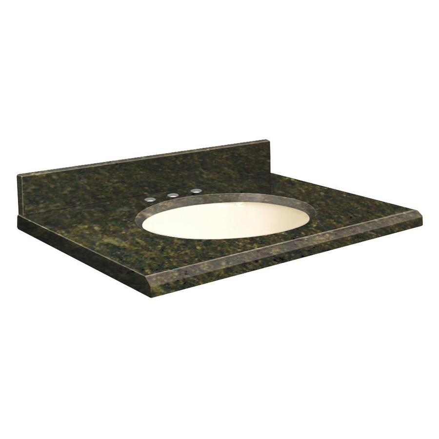 Transolid Gr. 31x19 Bis 8\" Bvl U. Verde in the Bathroom Vanity Tops