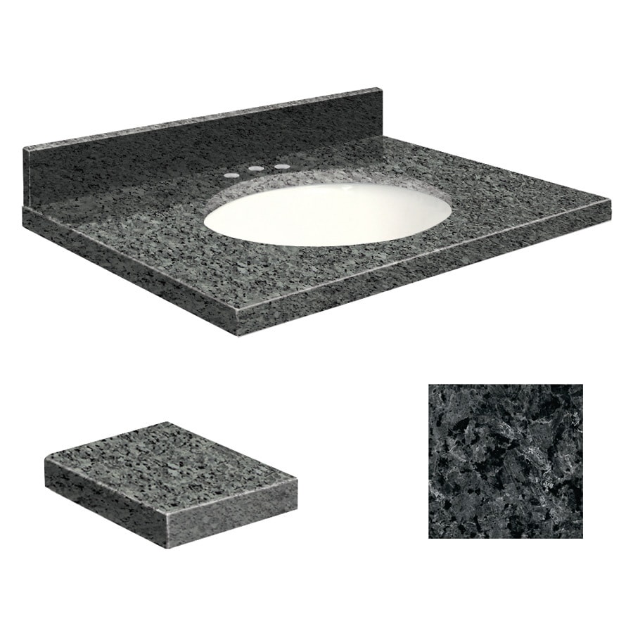 Transolid Gr. 31x19 Wht 8\"Off Esd B. Pearl in the Bathroom Vanity Tops