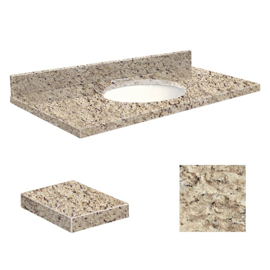 Transolid Gr. 37x19 Wht 4\" Esd G. Ornam in the Bathroom Vanity Tops