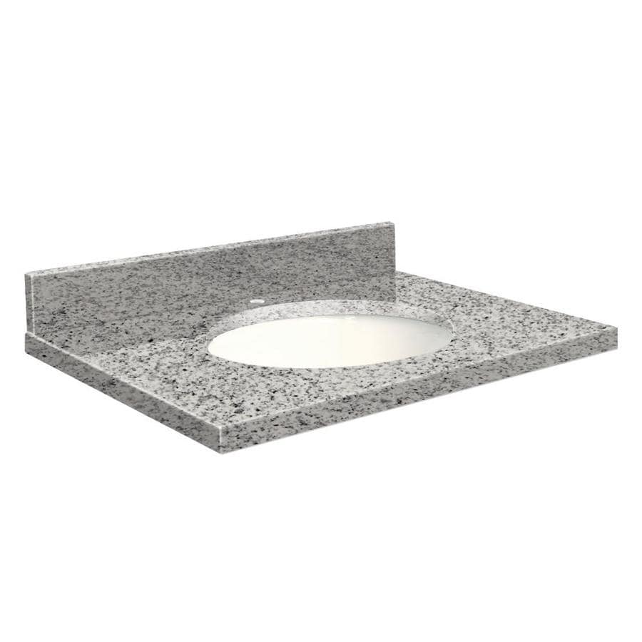 43 X 22 Granite Vanity Top Sevenstonesinc Com Bathroom Vanity Top Common 43 In Transolid Rosselin White Granite Undermount Single Sink