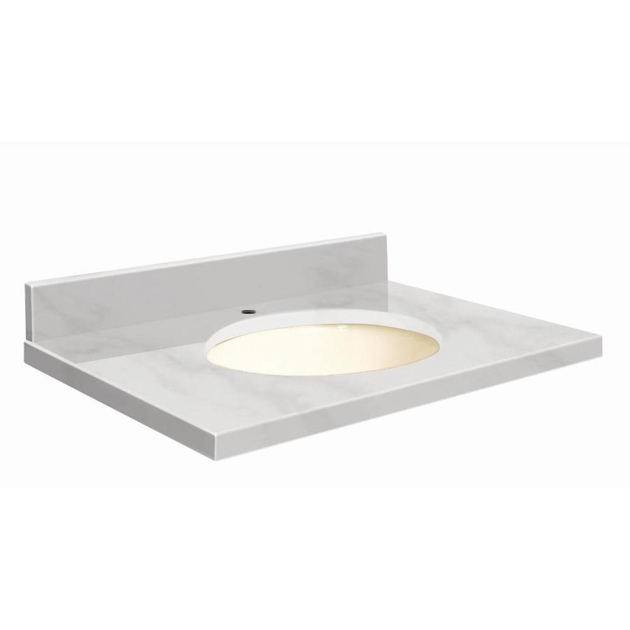 Transolid Gr. 43x22 Bis Esd W. Mrbl 1H. in the Bathroom Vanity Tops