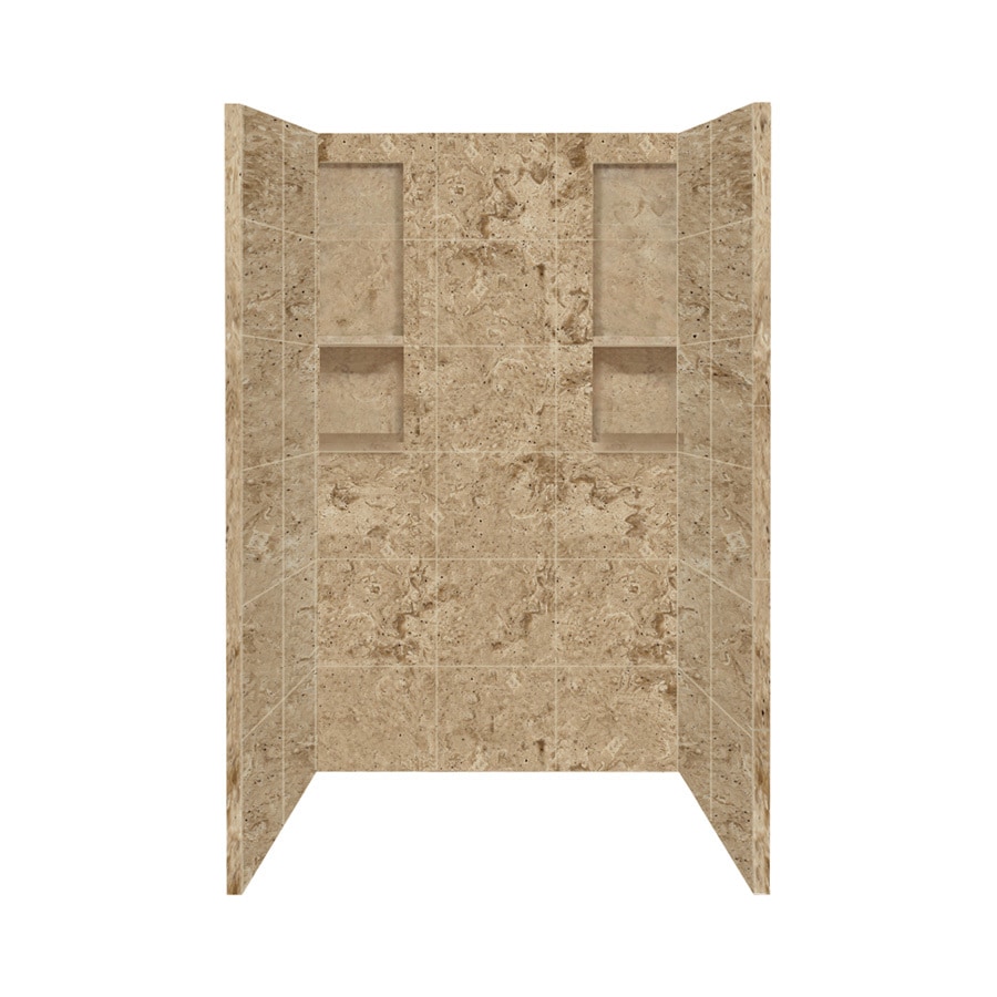 Shop Style Selections Sand Mountain Shower Wall Surround Side and  interior design, design, interior, photos, and home design Solid Surface Shower Walls 900 x 900