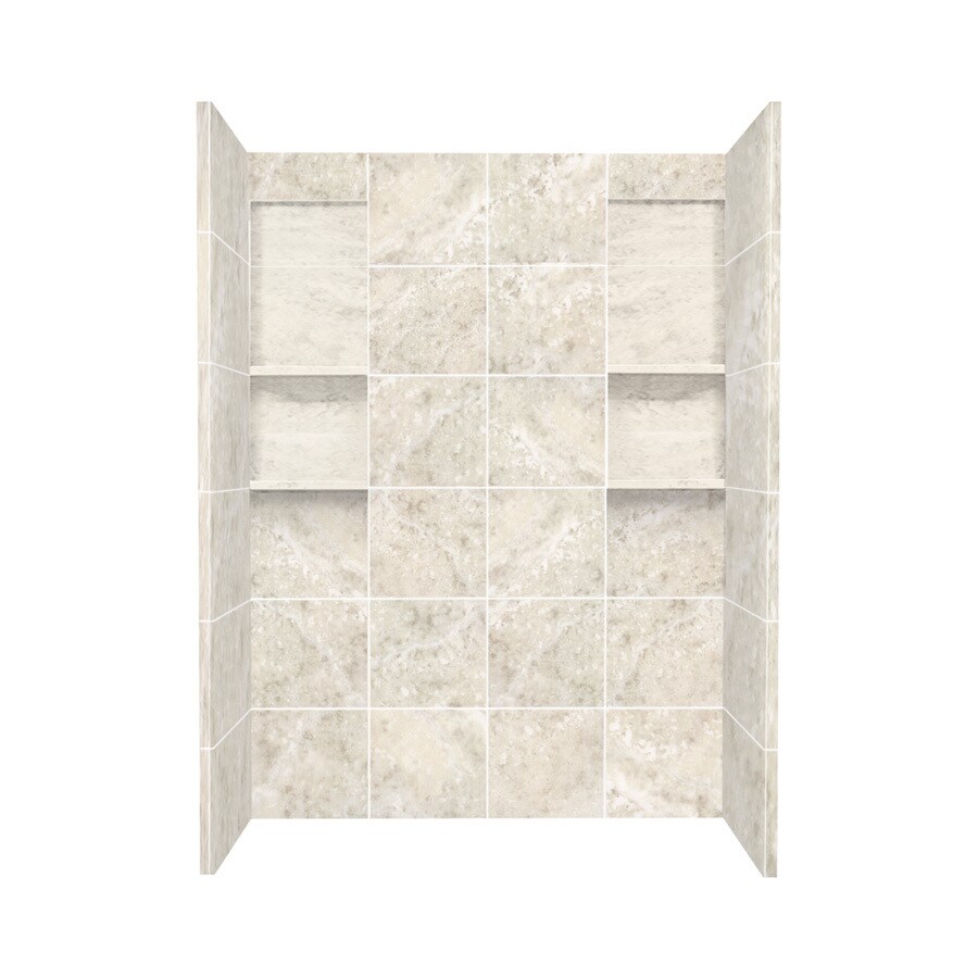 Style Selections Silver Mocha Solid Surface Shower Wall Style Selections Silver Mocha Solid Surface Shower Wall Surround Side And Back Panels Common