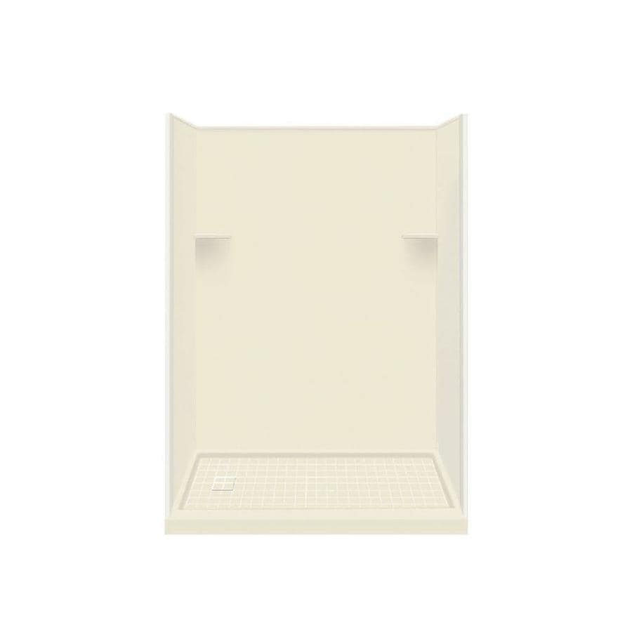 Style Selections Biscuit 4Piece Alcove Shower Kit 30in x 60