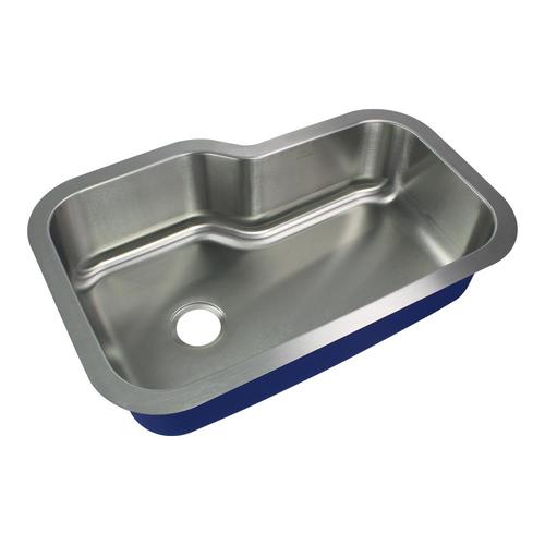 Transolid Meridian 33 In X 22 In Brushed Stainless Steel Single