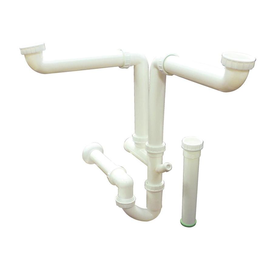 Transolid White Kitchen Sink Drain Kit At Lowes Com