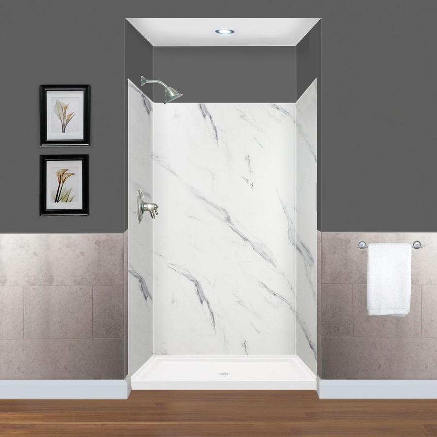 Transolid Expressions Bianca Shower Wall Surround Panel Kit 48