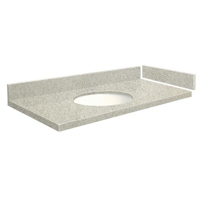 Transolid 33 75 In Portage P Quartz Bathroom Vanity Top Lowe S Portage P Quartz Bathroom Vanity Top