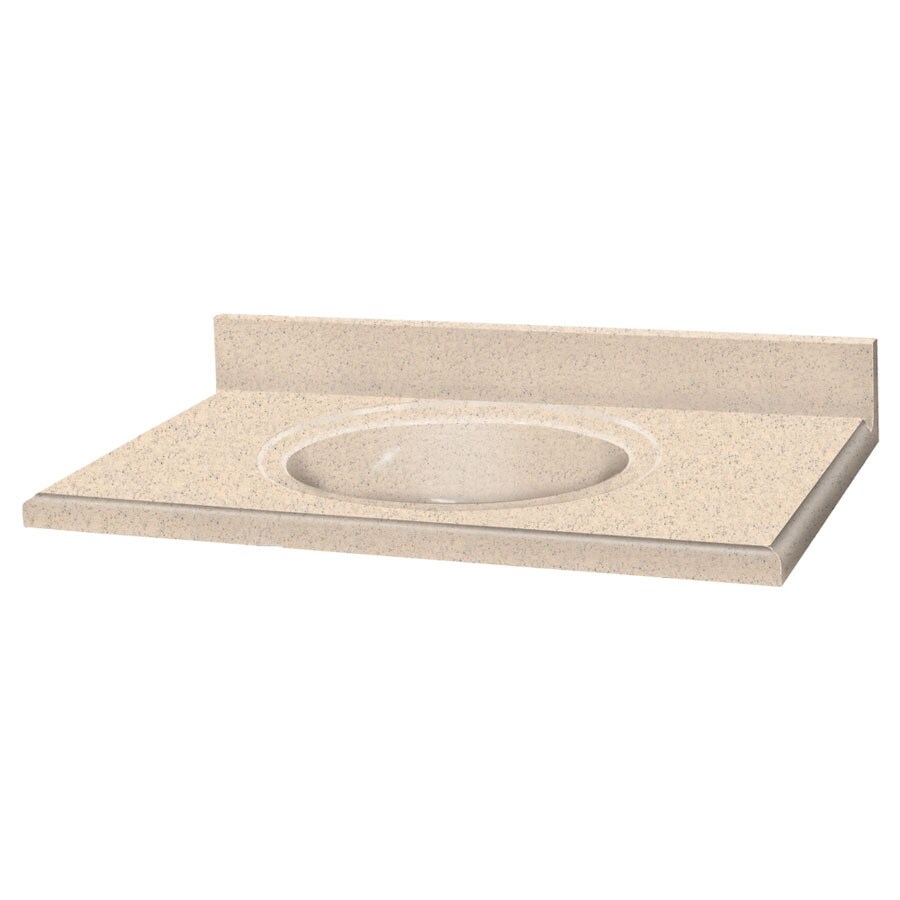 Transolid 61-in W x 22-in D Decor Sunset Sand/Matrix Khaki Solid