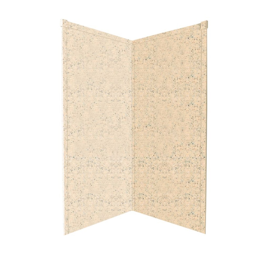 Transolid Decor Decor Matrix Khaki Panel Kit Shower Wall Surround (38