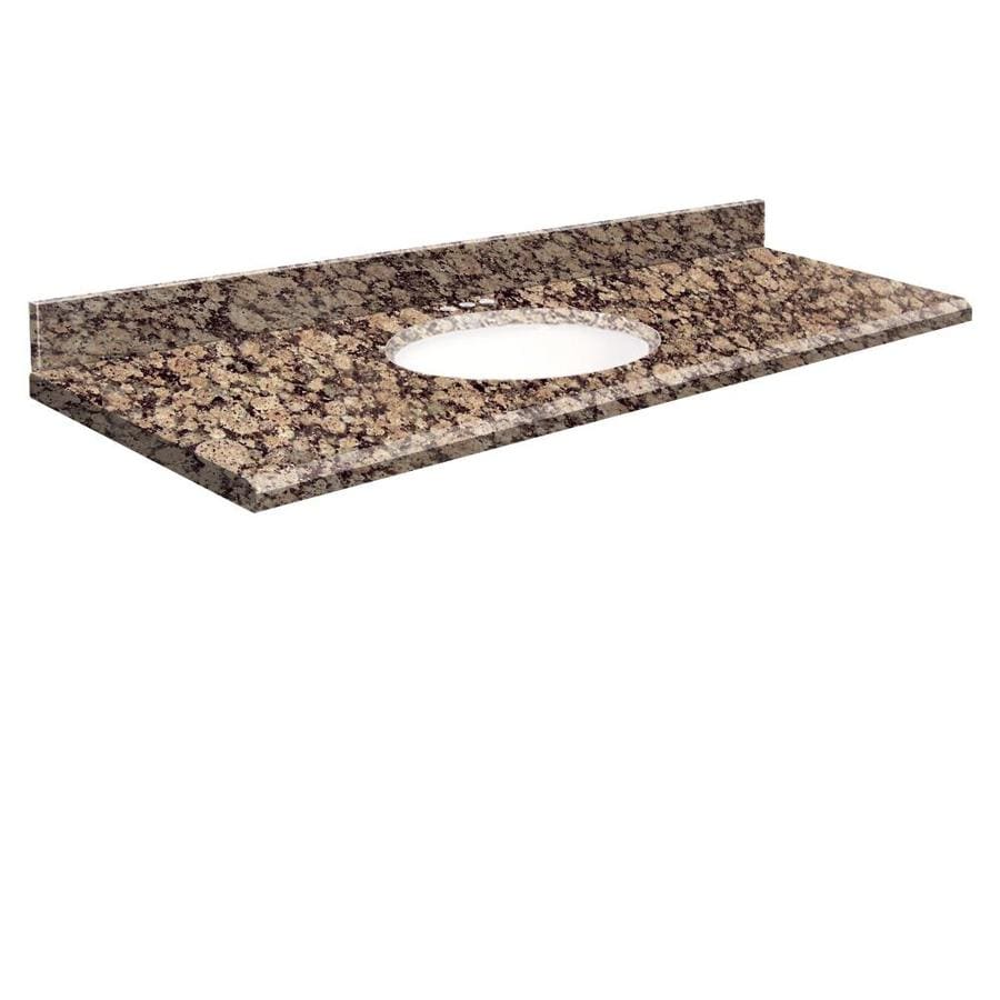 Transolid Baltic Brown Granite Undermount Single Sink