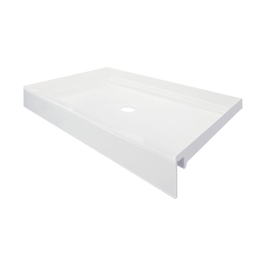 Transolid Transolid T3 White Fiberglass/Plastic Composite Shower Base
