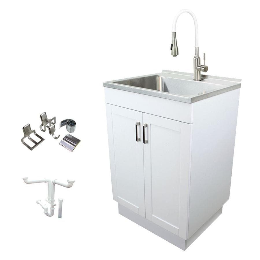 Transolid 23 6 In X 19 7 In 1 Basin White Freestanding