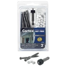 FastenMaster Royal Rot Free Cortex 75 Count White Self-Drilling Concealed Screw PVC Trim Hidden Fasteners (50 Lineal Ft Coverage)