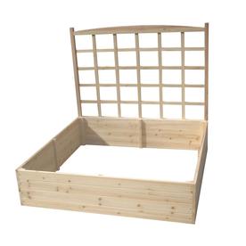 Eden 44-in W x 48-in L x 48-in H Wood Raised Garden Bed